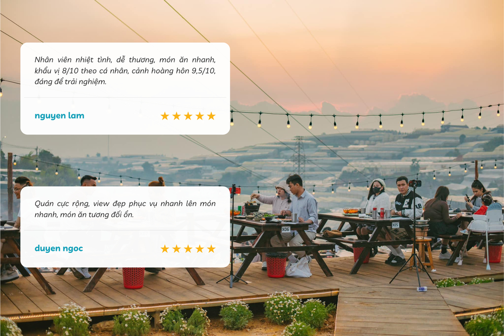 Tiệm nướng X&oacute;m L&egrave;o l&agrave; qu&aacute;n nướng Đ&agrave; Lạt c&oacute; kh&ocirc;ng gian rộng r&atilde;i